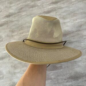 Henschel Original Aussie Breezer tan khaki hat size large